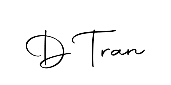 Design your own signature with our free online signature maker. With this signature software, you can create a handwritten (Autography-DOLnW) signature for name D Tran. D Tran signature style 10 images and pictures png