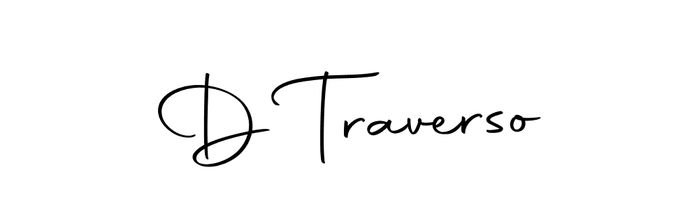 How to make D Traverso signature? Autography-DOLnW is a professional autograph style. Create handwritten signature for D Traverso name. D Traverso signature style 10 images and pictures png