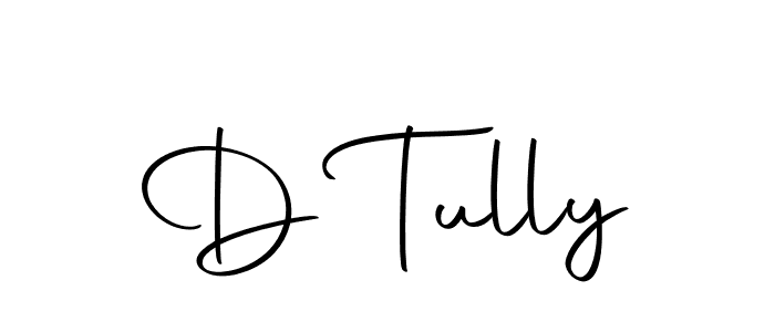 Design your own signature with our free online signature maker. With this signature software, you can create a handwritten (Autography-DOLnW) signature for name D Tully. D Tully signature style 10 images and pictures png