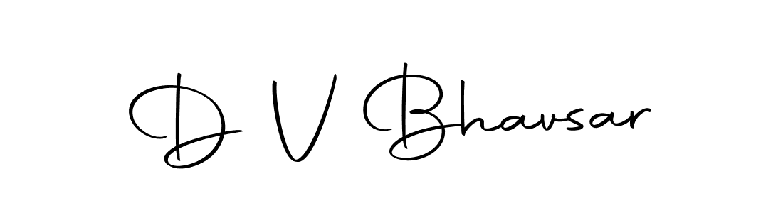 The best way (Autography-DOLnW) to make a short signature is to pick only two or three words in your name. The name D V Bhavsar include a total of six letters. For converting this name. D V Bhavsar signature style 10 images and pictures png