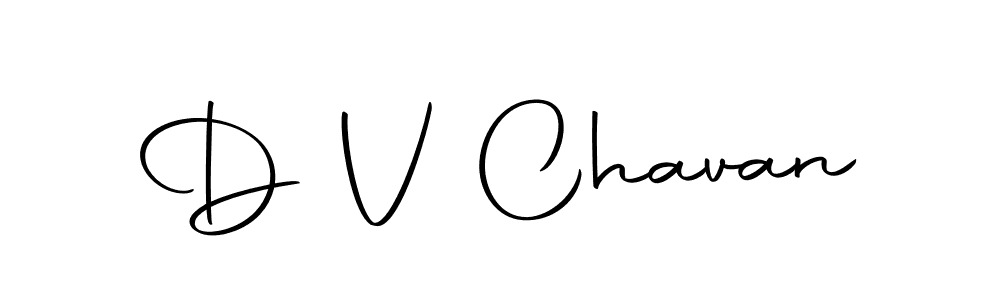 Design your own signature with our free online signature maker. With this signature software, you can create a handwritten (Autography-DOLnW) signature for name D V Chavan. D V Chavan signature style 10 images and pictures png