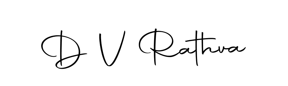 You can use this online signature creator to create a handwritten signature for the name D V Rathva. This is the best online autograph maker. D V Rathva signature style 10 images and pictures png