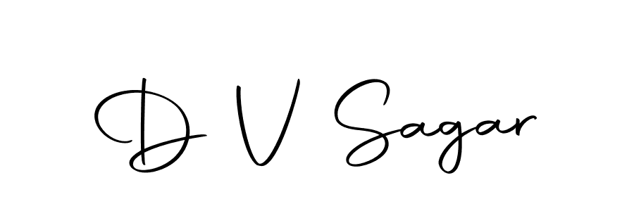 D V Sagar stylish signature style. Best Handwritten Sign (Autography-DOLnW) for my name. Handwritten Signature Collection Ideas for my name D V Sagar. D V Sagar signature style 10 images and pictures png