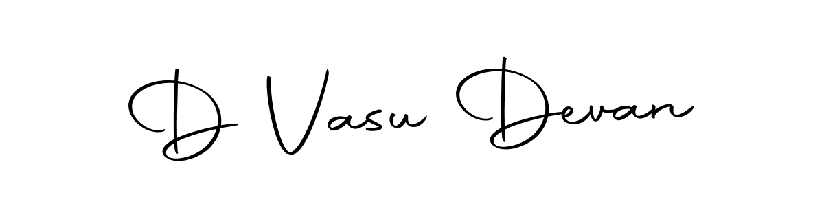 You can use this online signature creator to create a handwritten signature for the name D Vasu Devan. This is the best online autograph maker. D Vasu Devan signature style 10 images and pictures png