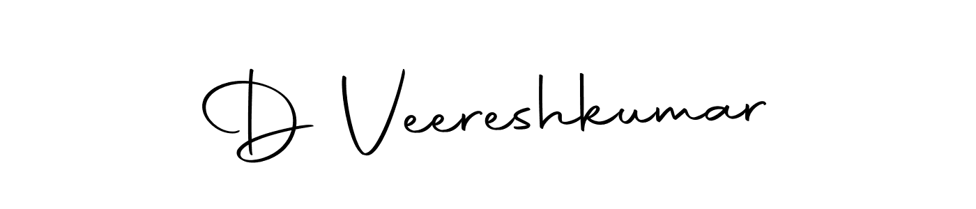 Use a signature maker to create a handwritten signature online. With this signature software, you can design (Autography-DOLnW) your own signature for name D Veereshkumar. D Veereshkumar signature style 10 images and pictures png
