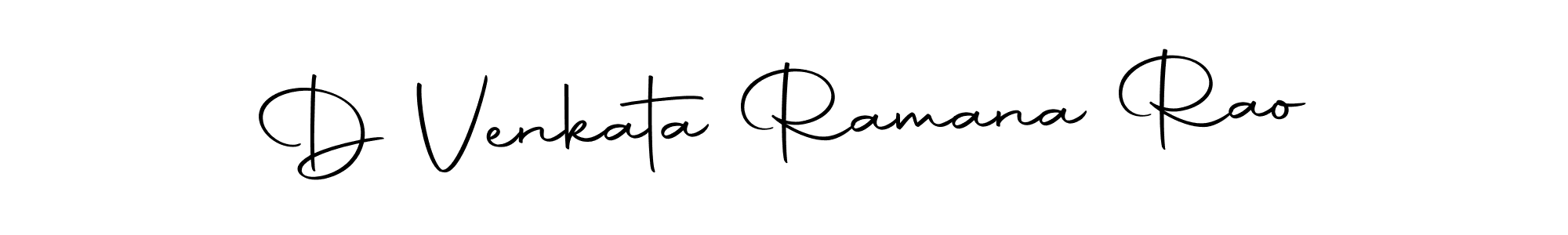 The best way (Autography-DOLnW) to make a short signature is to pick only two or three words in your name. The name D Venkata Ramana Rao include a total of six letters. For converting this name. D Venkata Ramana Rao signature style 10 images and pictures png