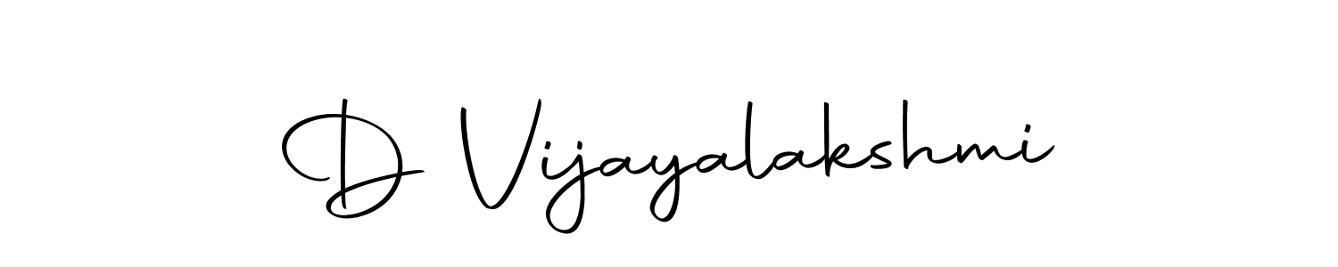 You should practise on your own different ways (Autography-DOLnW) to write your name (D Vijayalakshmi) in signature. don't let someone else do it for you. D Vijayalakshmi signature style 10 images and pictures png