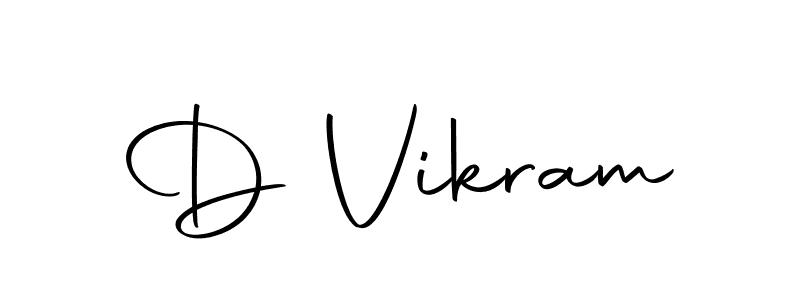 Make a beautiful signature design for name D Vikram. With this signature (Autography-DOLnW) style, you can create a handwritten signature for free. D Vikram signature style 10 images and pictures png