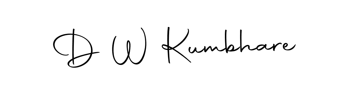 if you are searching for the best signature style for your name D W Kumbhare. so please give up your signature search. here we have designed multiple signature styles  using Autography-DOLnW. D W Kumbhare signature style 10 images and pictures png