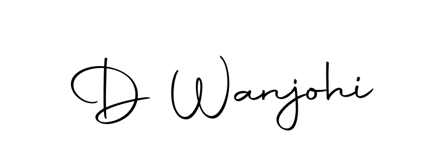 Make a beautiful signature design for name D Wanjohi. With this signature (Autography-DOLnW) style, you can create a handwritten signature for free. D Wanjohi signature style 10 images and pictures png