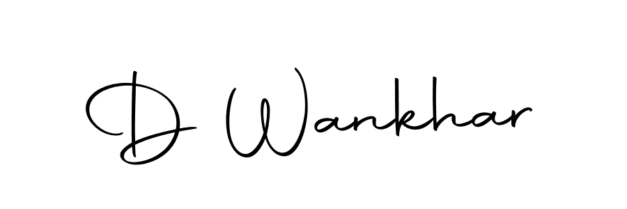 The best way (Autography-DOLnW) to make a short signature is to pick only two or three words in your name. The name D Wankhar include a total of six letters. For converting this name. D Wankhar signature style 10 images and pictures png