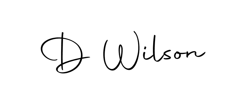 Also we have D Wilson name is the best signature style. Create professional handwritten signature collection using Autography-DOLnW autograph style. D Wilson signature style 10 images and pictures png