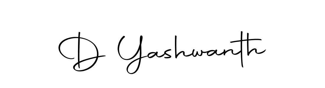 Create a beautiful signature design for name D Yashwanth. With this signature (Autography-DOLnW) fonts, you can make a handwritten signature for free. D Yashwanth signature style 10 images and pictures png