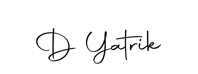 Also we have D Yatrik name is the best signature style. Create professional handwritten signature collection using Autography-DOLnW autograph style. D Yatrik signature style 10 images and pictures png