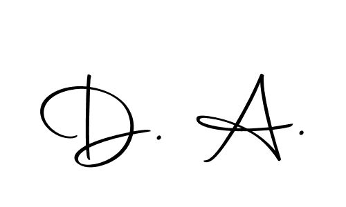 You should practise on your own different ways (Autography-DOLnW) to write your name (D. A.) in signature. don't let someone else do it for you. D. A. signature style 10 images and pictures png