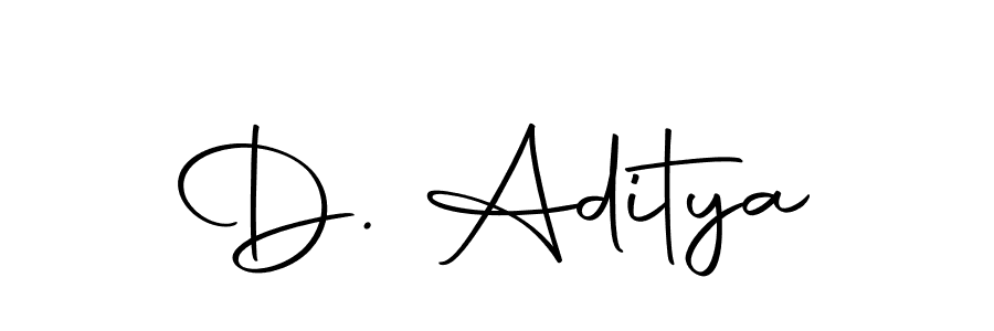 Make a beautiful signature design for name D. Aditya. With this signature (Autography-DOLnW) style, you can create a handwritten signature for free. D. Aditya signature style 10 images and pictures png