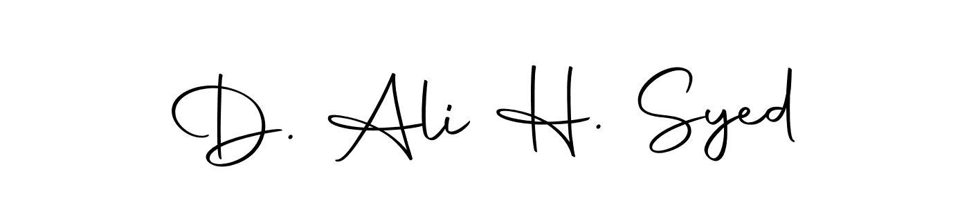 You should practise on your own different ways (Autography-DOLnW) to write your name (D. Ali H. Syed) in signature. don't let someone else do it for you. D. Ali H. Syed signature style 10 images and pictures png