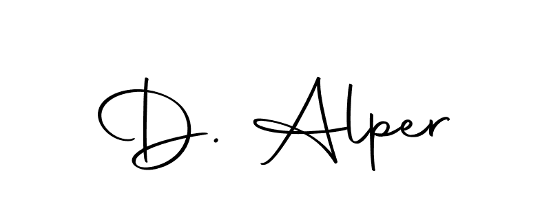 Also we have D. Alper name is the best signature style. Create professional handwritten signature collection using Autography-DOLnW autograph style. D. Alper signature style 10 images and pictures png