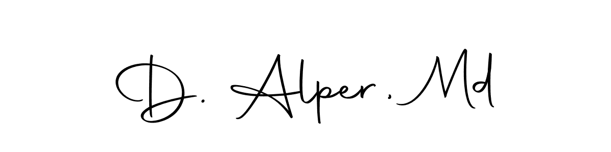 Once you've used our free online signature maker to create your best signature Autography-DOLnW style, it's time to enjoy all of the benefits that D. Alper, Md name signing documents. D. Alper, Md signature style 10 images and pictures png