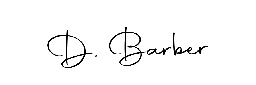 Create a beautiful signature design for name D. Barber. With this signature (Autography-DOLnW) fonts, you can make a handwritten signature for free. D. Barber signature style 10 images and pictures png