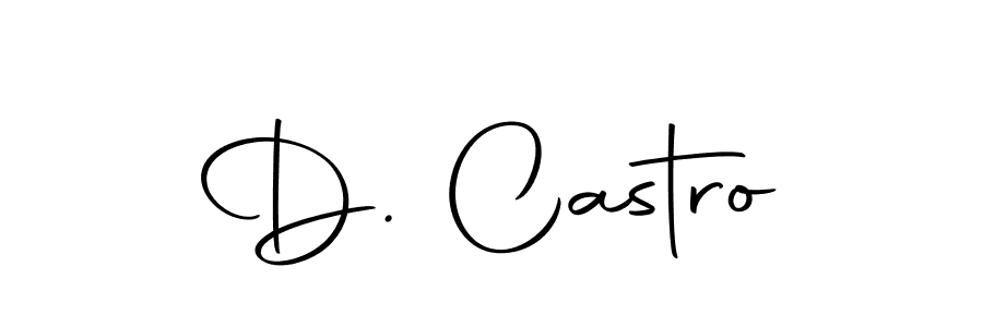 Design your own signature with our free online signature maker. With this signature software, you can create a handwritten (Autography-DOLnW) signature for name D. Castro. D. Castro signature style 10 images and pictures png