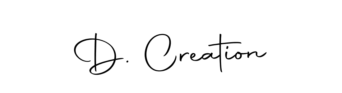 Create a beautiful signature design for name D. Creation. With this signature (Autography-DOLnW) fonts, you can make a handwritten signature for free. D. Creation signature style 10 images and pictures png