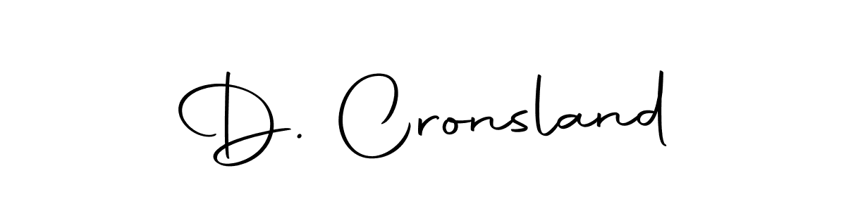 Use a signature maker to create a handwritten signature online. With this signature software, you can design (Autography-DOLnW) your own signature for name D. Cronsland. D. Cronsland signature style 10 images and pictures png