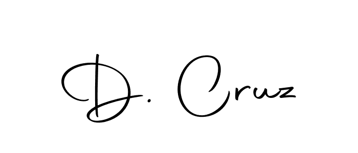 Create a beautiful signature design for name D. Cruz. With this signature (Autography-DOLnW) fonts, you can make a handwritten signature for free. D. Cruz signature style 10 images and pictures png