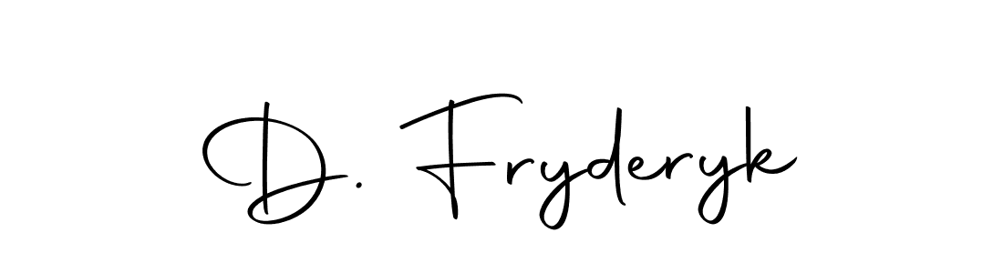 Make a beautiful signature design for name D. Fryderyk. With this signature (Autography-DOLnW) style, you can create a handwritten signature for free. D. Fryderyk signature style 10 images and pictures png