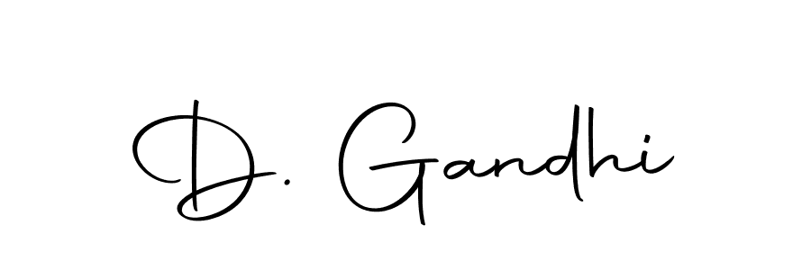 Make a beautiful signature design for name D. Gandhi. With this signature (Autography-DOLnW) style, you can create a handwritten signature for free. D. Gandhi signature style 10 images and pictures png