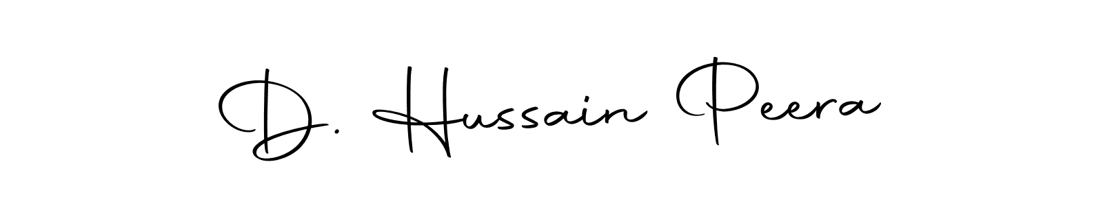 Design your own signature with our free online signature maker. With this signature software, you can create a handwritten (Autography-DOLnW) signature for name D. Hussain Peera. D. Hussain Peera signature style 10 images and pictures png