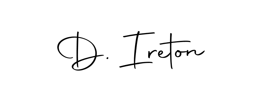 Make a beautiful signature design for name D. Ireton. Use this online signature maker to create a handwritten signature for free. D. Ireton signature style 10 images and pictures png