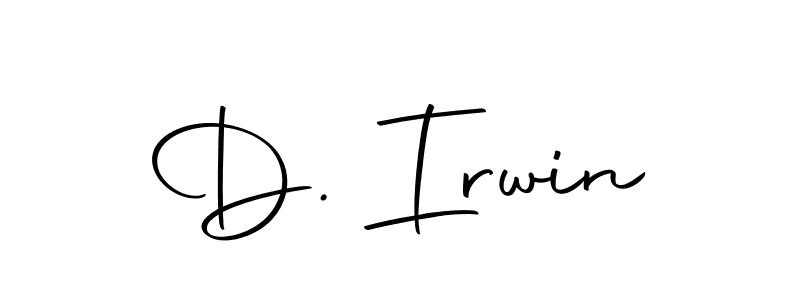 How to make D. Irwin signature? Autography-DOLnW is a professional autograph style. Create handwritten signature for D. Irwin name. D. Irwin signature style 10 images and pictures png