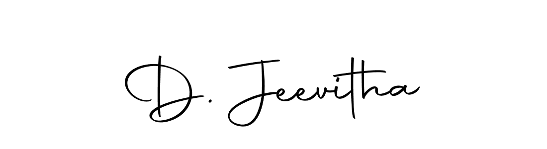 You should practise on your own different ways (Autography-DOLnW) to write your name (D. Jeevitha) in signature. don't let someone else do it for you. D. Jeevitha signature style 10 images and pictures png