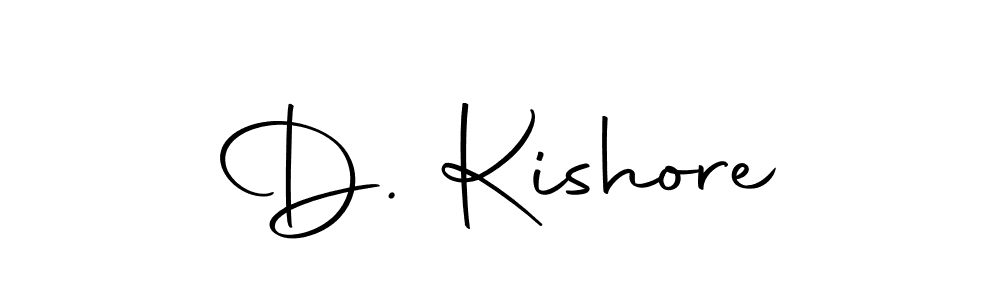 You should practise on your own different ways (Autography-DOLnW) to write your name (D. Kishore) in signature. don't let someone else do it for you. D. Kishore signature style 10 images and pictures png