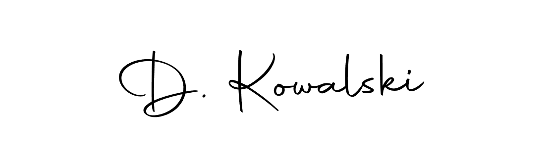 The best way (Autography-DOLnW) to make a short signature is to pick only two or three words in your name. The name D. Kowalski include a total of six letters. For converting this name. D. Kowalski signature style 10 images and pictures png