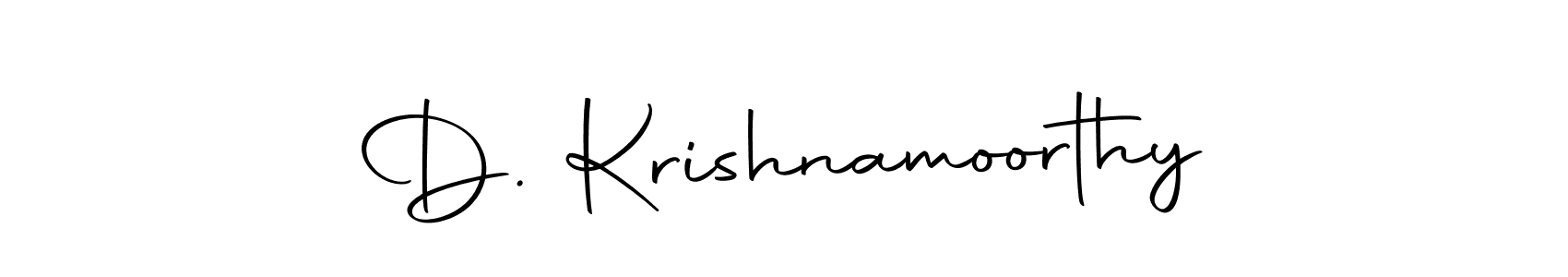 It looks lik you need a new signature style for name D. Krishnamoorthy. Design unique handwritten (Autography-DOLnW) signature with our free signature maker in just a few clicks. D. Krishnamoorthy signature style 10 images and pictures png