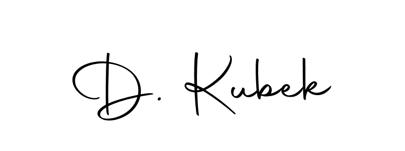 How to make D. Kubek signature? Autography-DOLnW is a professional autograph style. Create handwritten signature for D. Kubek name. D. Kubek signature style 10 images and pictures png