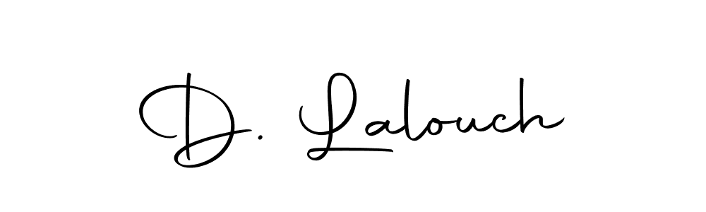 Use a signature maker to create a handwritten signature online. With this signature software, you can design (Autography-DOLnW) your own signature for name D. Lalouch. D. Lalouch signature style 10 images and pictures png