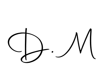 Make a beautiful signature design for name D. M. With this signature (Autography-DOLnW) style, you can create a handwritten signature for free. D. M signature style 10 images and pictures png