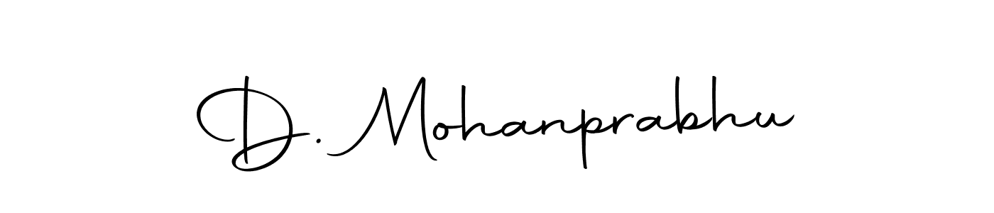 Make a short D. Mohanprabhu signature style. Manage your documents anywhere anytime using Autography-DOLnW. Create and add eSignatures, submit forms, share and send files easily. D. Mohanprabhu signature style 10 images and pictures png