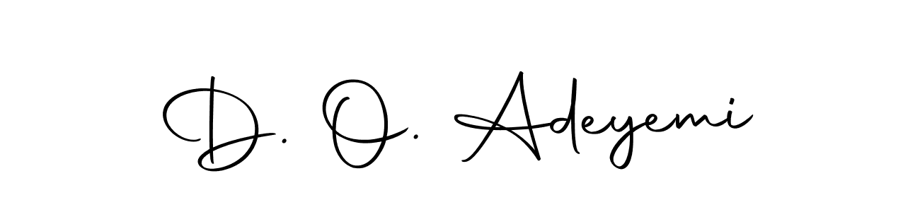 Make a beautiful signature design for name D. O. Adeyemi. With this signature (Autography-DOLnW) style, you can create a handwritten signature for free. D. O. Adeyemi signature style 10 images and pictures png