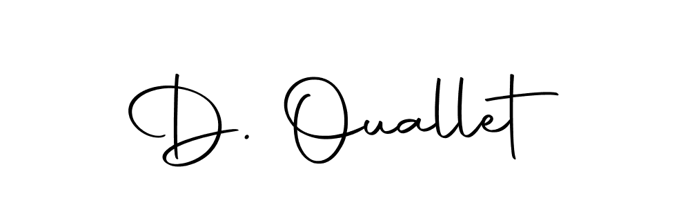 Make a beautiful signature design for name D. Ouallet. Use this online signature maker to create a handwritten signature for free. D. Ouallet signature style 10 images and pictures png