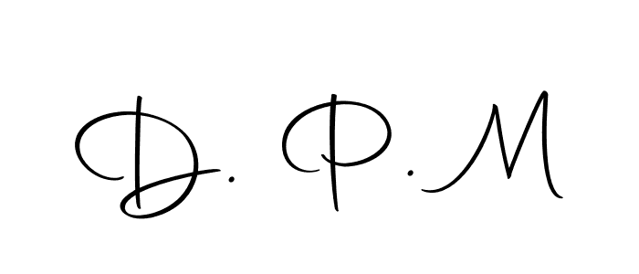 Design your own signature with our free online signature maker. With this signature software, you can create a handwritten (Autography-DOLnW) signature for name D. P. M. D. P. M signature style 10 images and pictures png