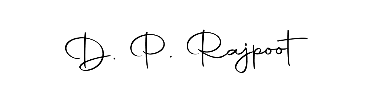 You should practise on your own different ways (Autography-DOLnW) to write your name (D. P. Rajpoot) in signature. don't let someone else do it for you. D. P. Rajpoot signature style 10 images and pictures png