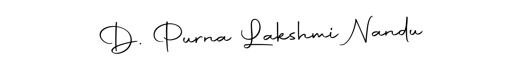 if you are searching for the best signature style for your name D. Purna Lakshmi Nandu. so please give up your signature search. here we have designed multiple signature styles  using Autography-DOLnW. D. Purna Lakshmi Nandu signature style 10 images and pictures png
