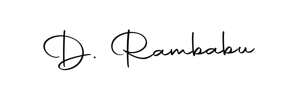 How to make D. Rambabu signature? Autography-DOLnW is a professional autograph style. Create handwritten signature for D. Rambabu name. D. Rambabu signature style 10 images and pictures png