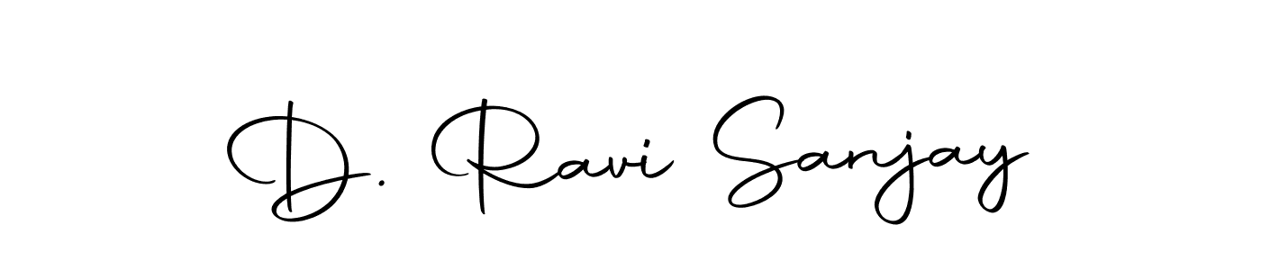 The best way (Autography-DOLnW) to make a short signature is to pick only two or three words in your name. The name D. Ravi Sanjay include a total of six letters. For converting this name. D. Ravi Sanjay signature style 10 images and pictures png