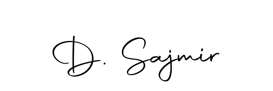 Similarly Autography-DOLnW is the best handwritten signature design. Signature creator online .You can use it as an online autograph creator for name D. Sajmir. D. Sajmir signature style 10 images and pictures png