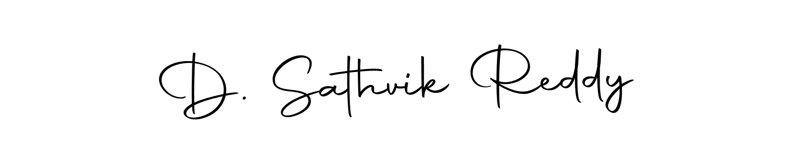 Make a beautiful signature design for name D. Sathvik Reddy. With this signature (Autography-DOLnW) style, you can create a handwritten signature for free. D. Sathvik Reddy signature style 10 images and pictures png